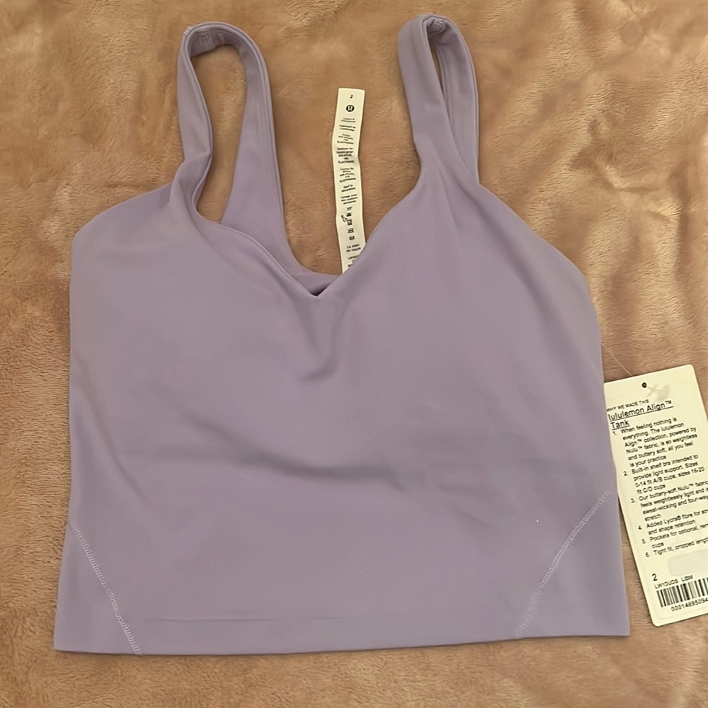 NWT Lululemon Align Tank Size 2